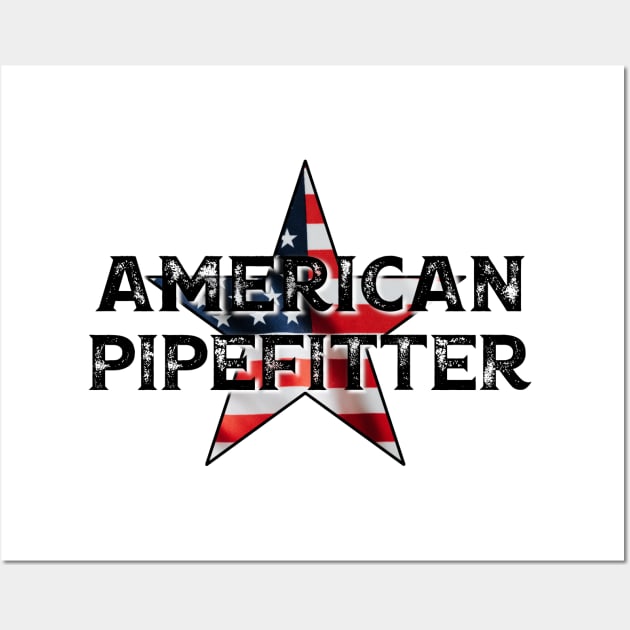 American Pipefitter - Blue Collar Worker Wall Art by BlackGrain